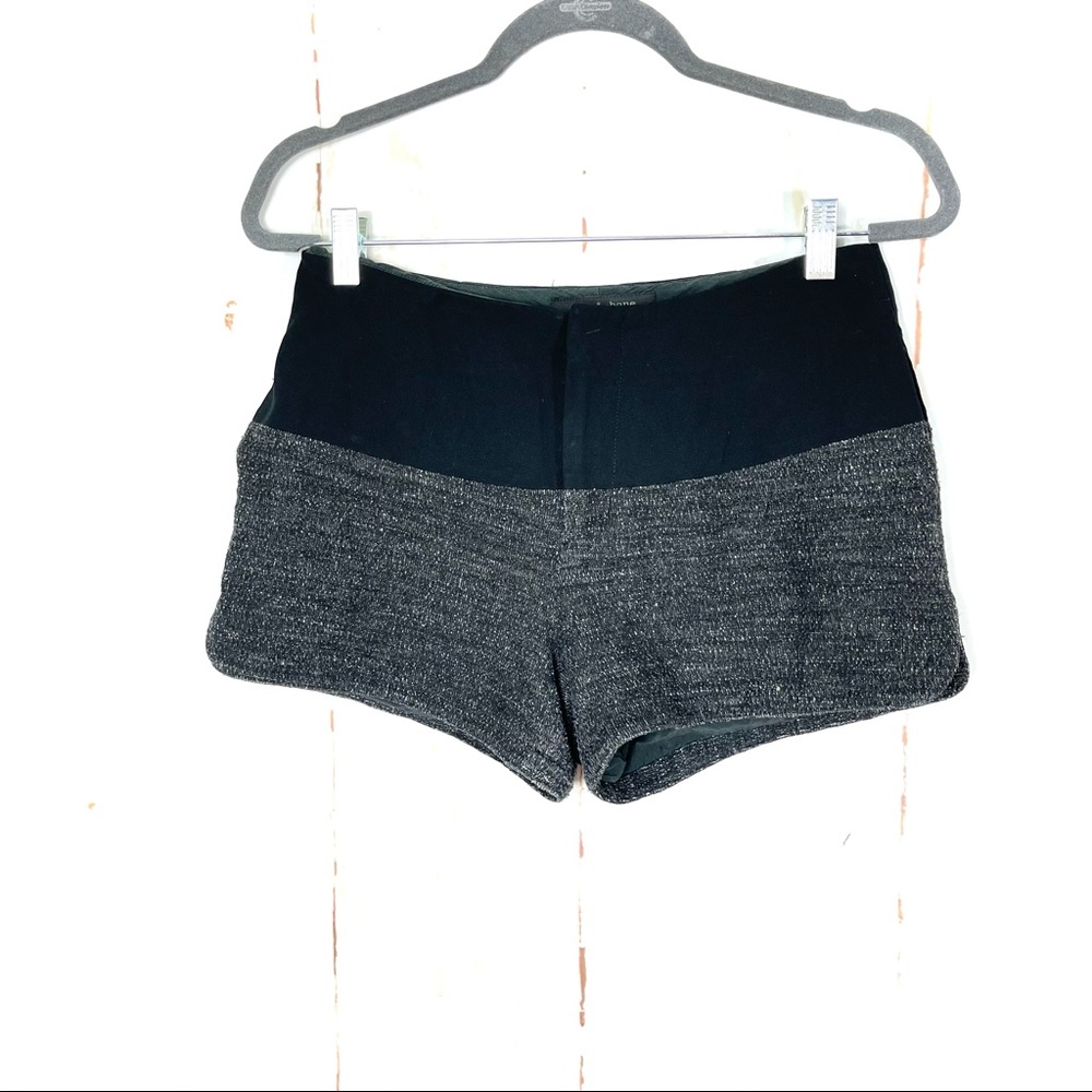 Rag & Bone Mid-Rise Tweed Dressy Shorts